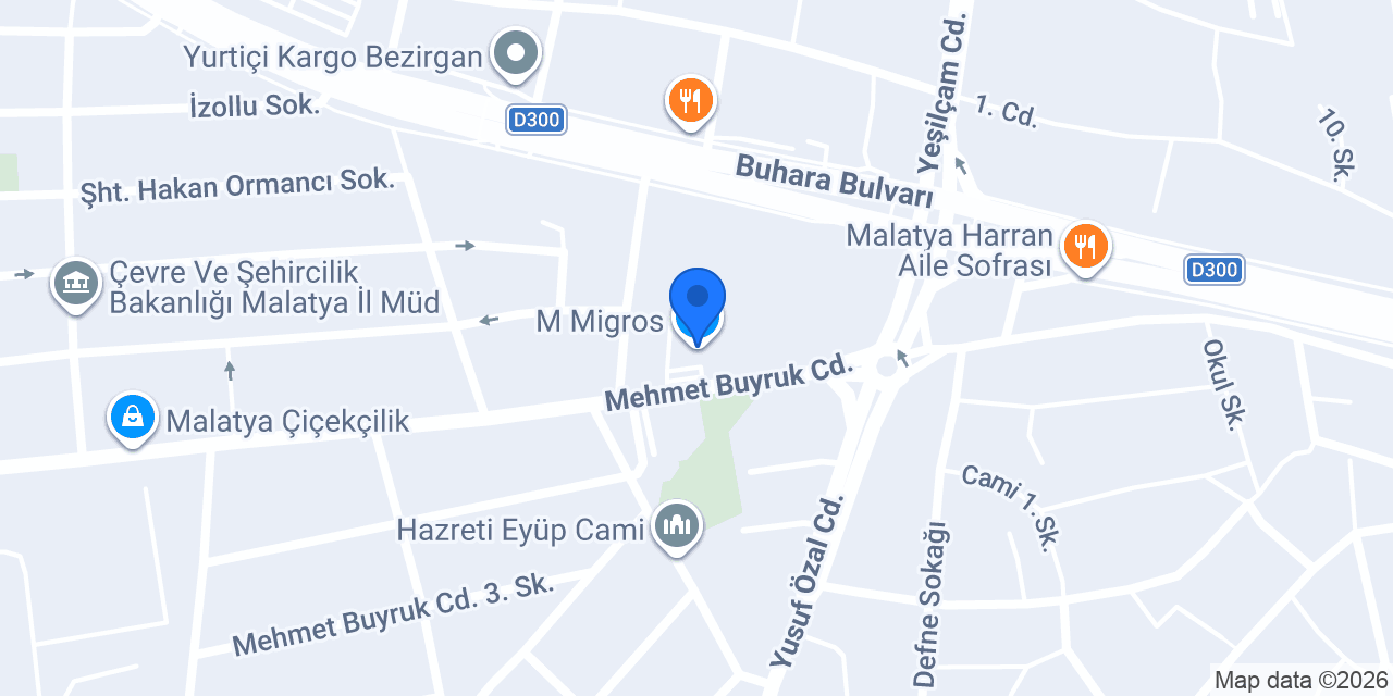 M Migros konumu
