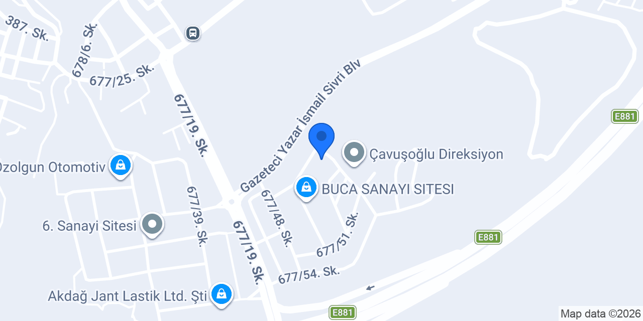 Çakır Auto Özel Servis konumu