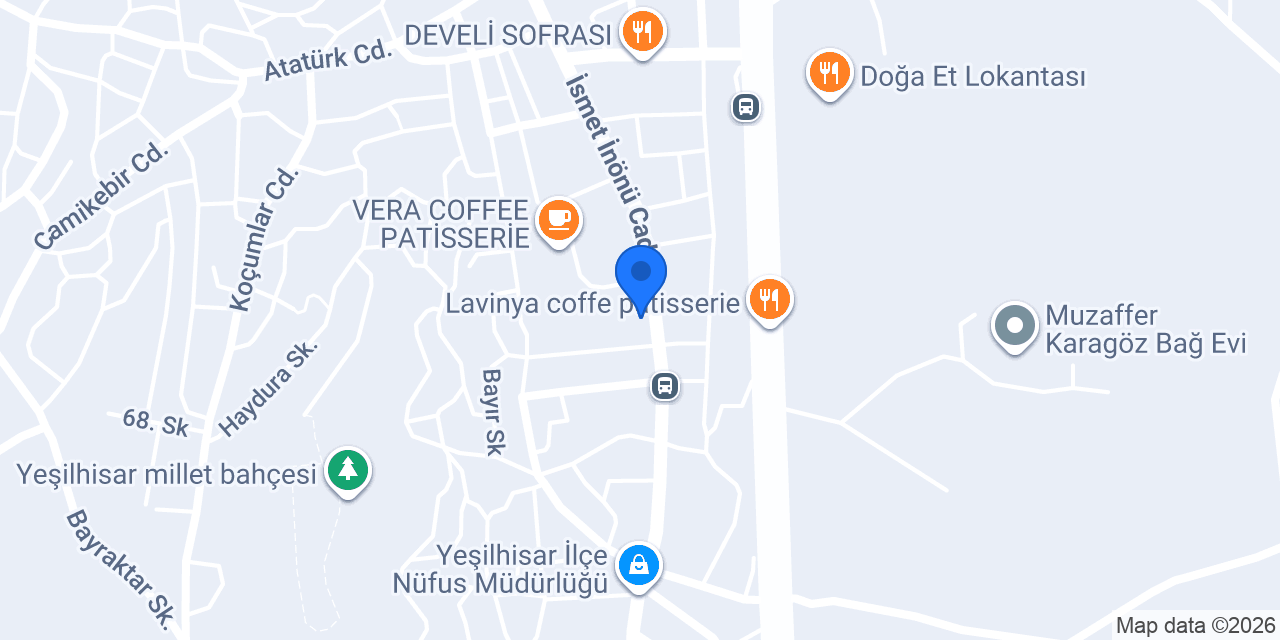 Hisarönü Cafe & Pastane konumu