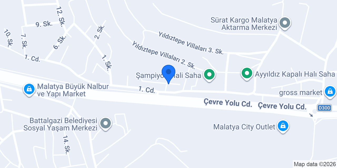 Tepe towers malatya konumu