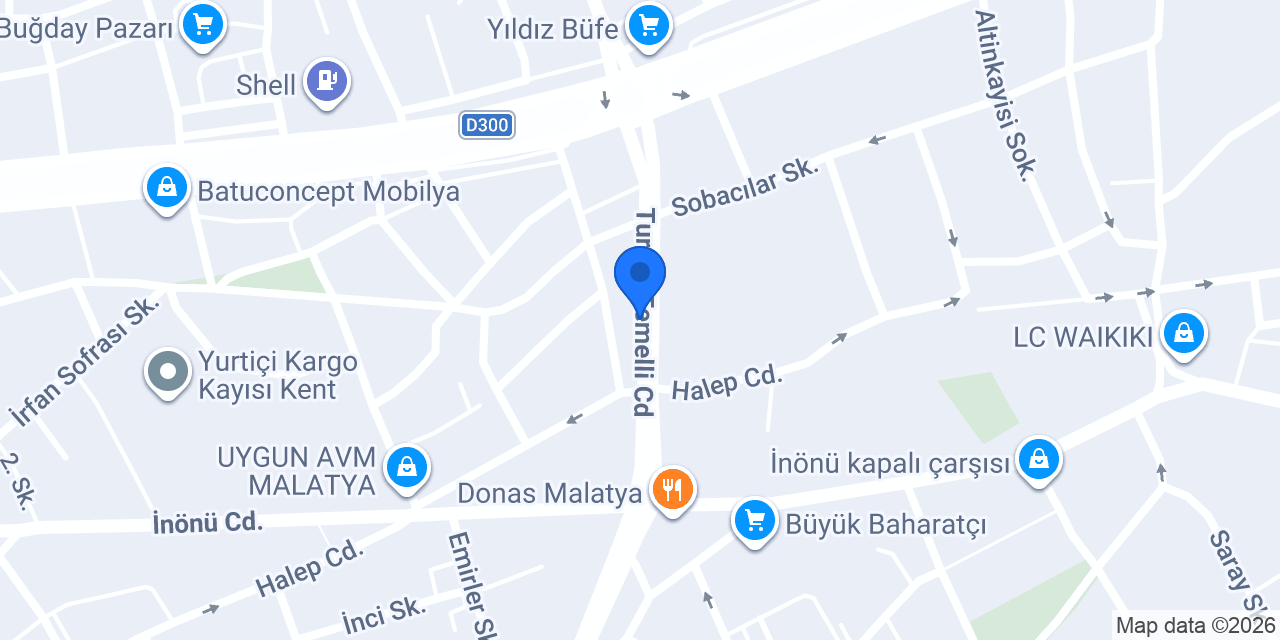 Çınar Bey Döner & Kebap konumu