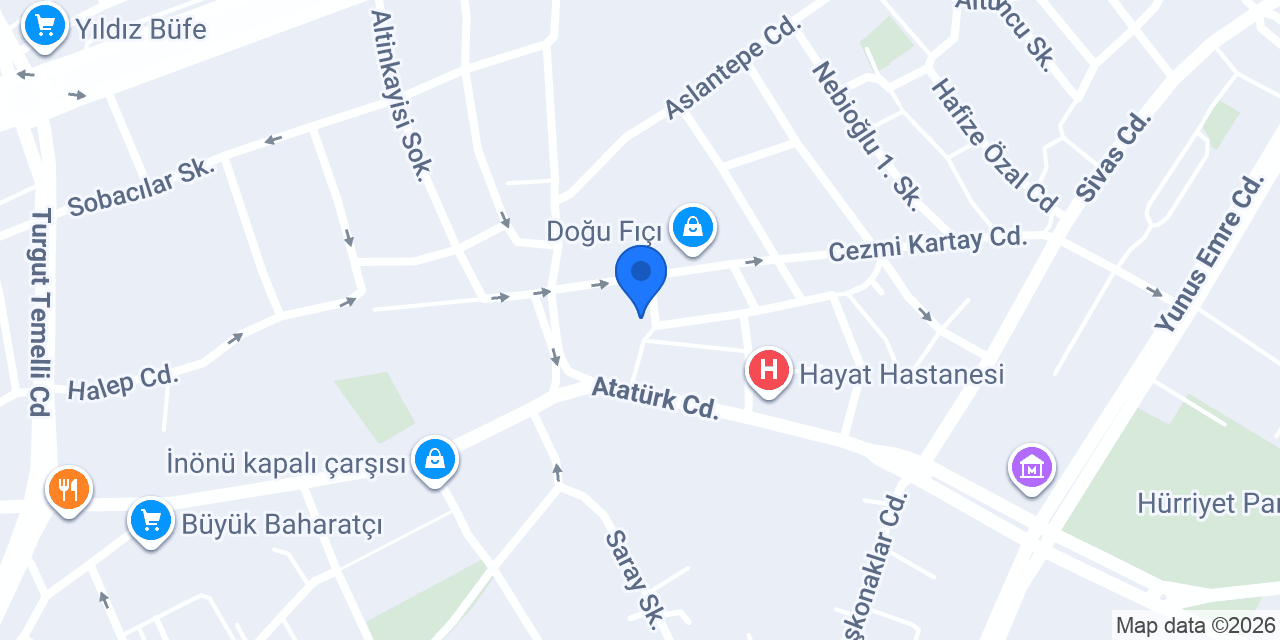 Seranova Masaj Salonu Malatya konumu