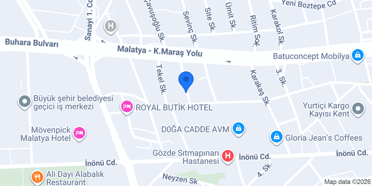 Vilayet içecek shop konumu