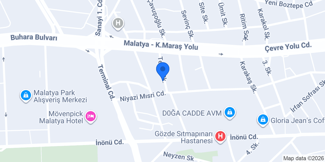 Malatya Tuna Sigorta konumu