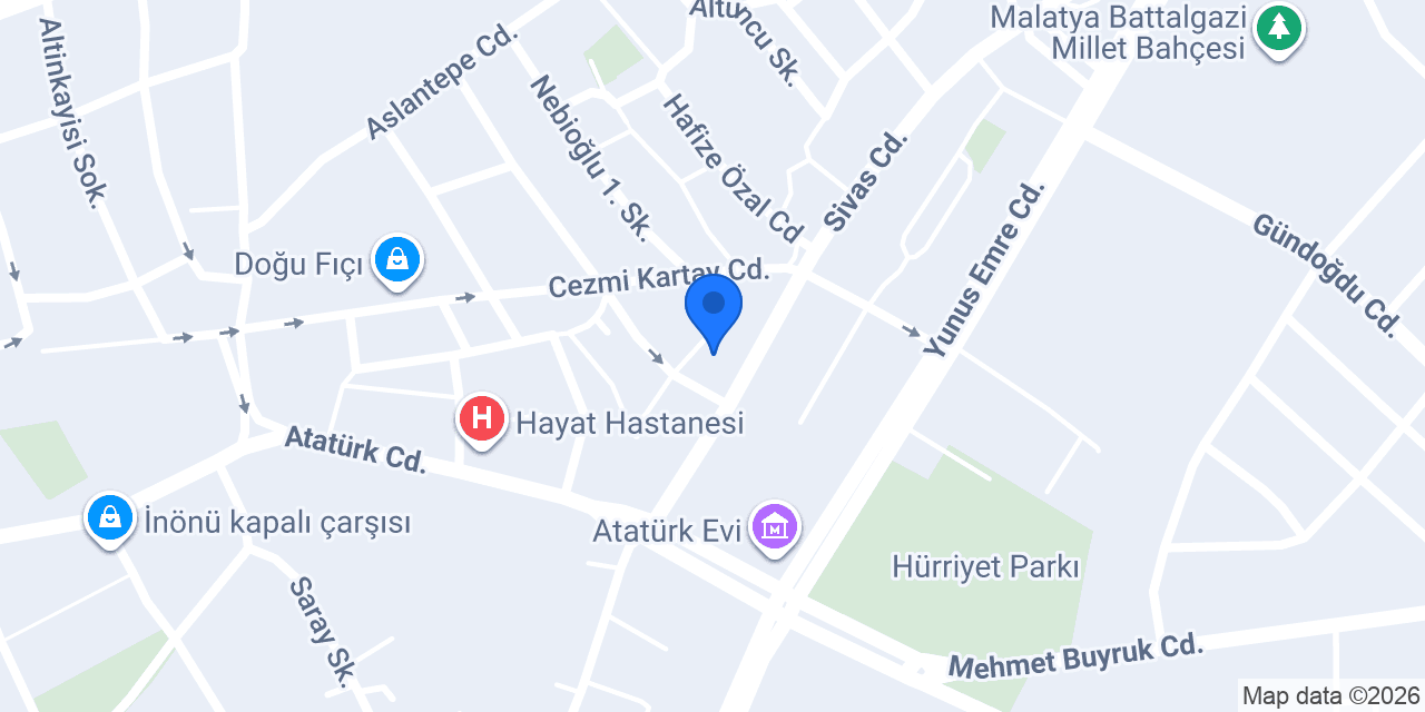 Tesbihadasimalatya konumu