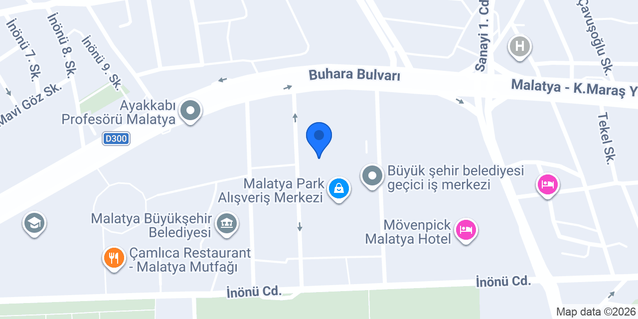 Koton - Malatya Park AVM konumu