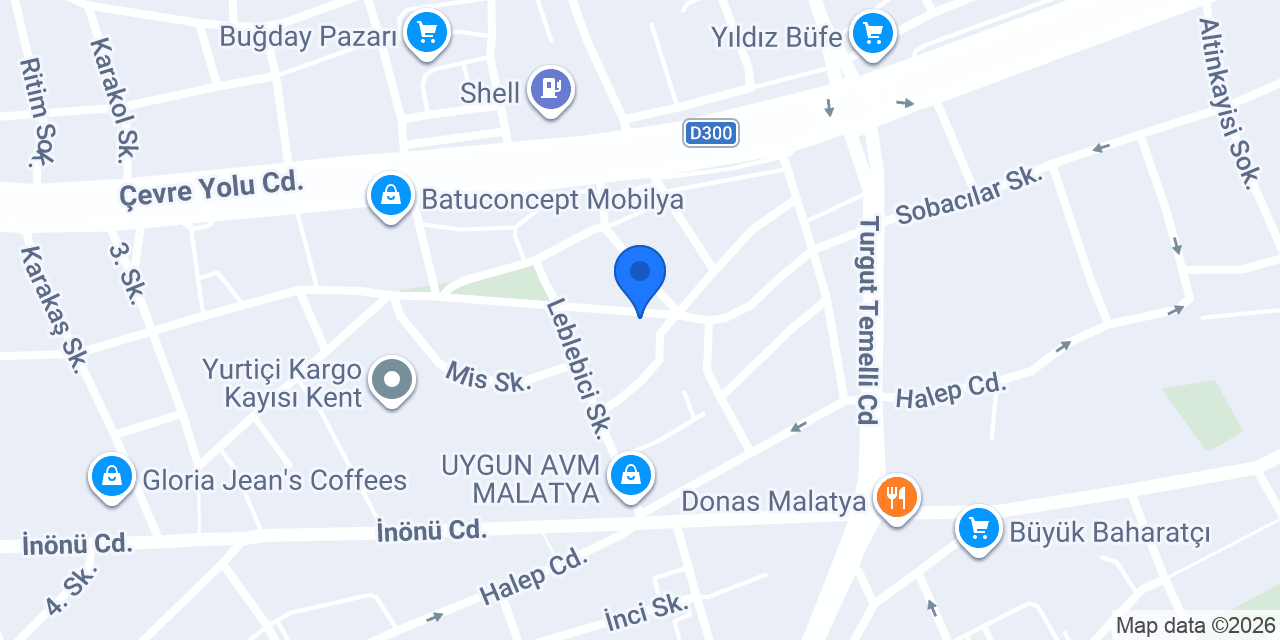 Malatya Alçıpan konumu
