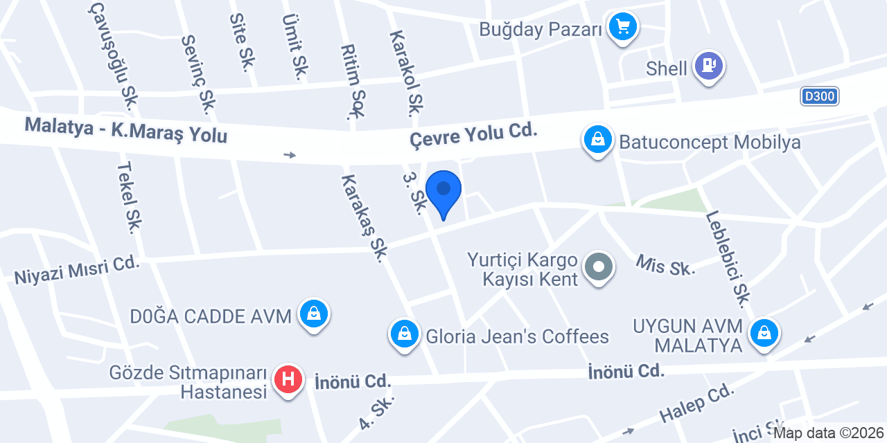 MAVİ DÜNYA ÇEVRE FİRMASI konumu
