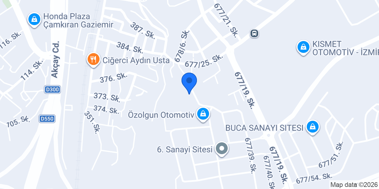 Şah Otomotiv Nebi Usta konumu