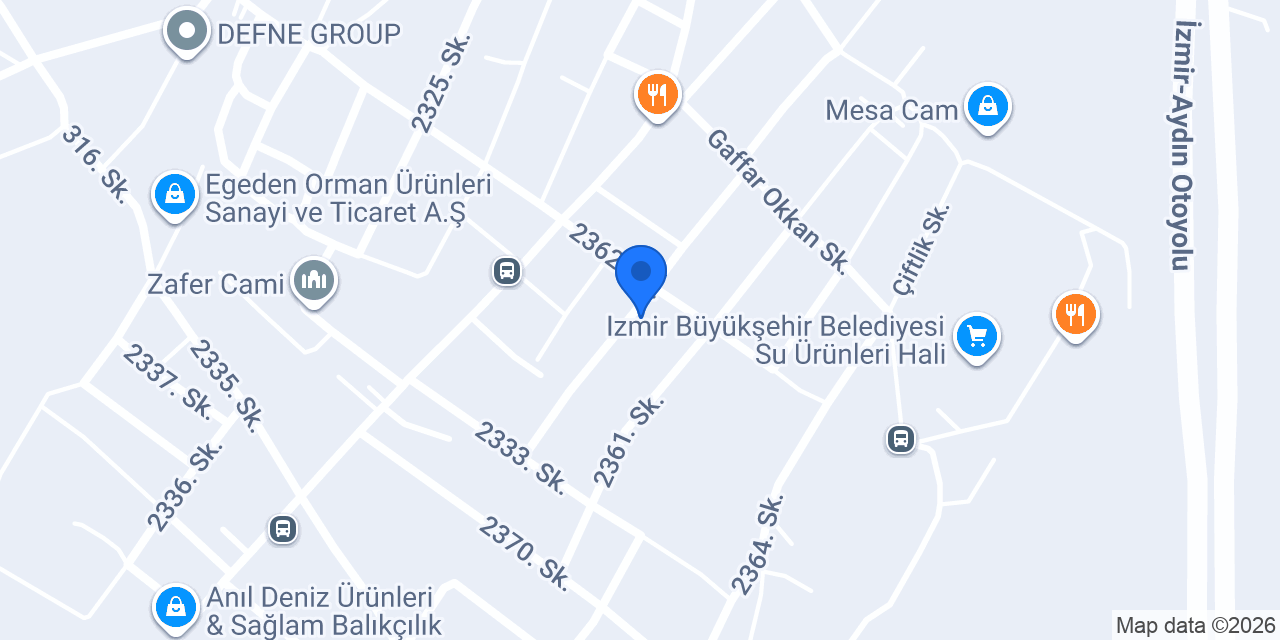 Altınduş - İzmir Duşakabin Sistemleri konumu