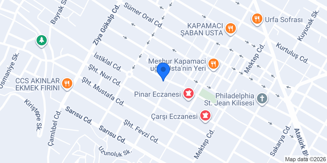 Palmiye Çiçekçilik konumu