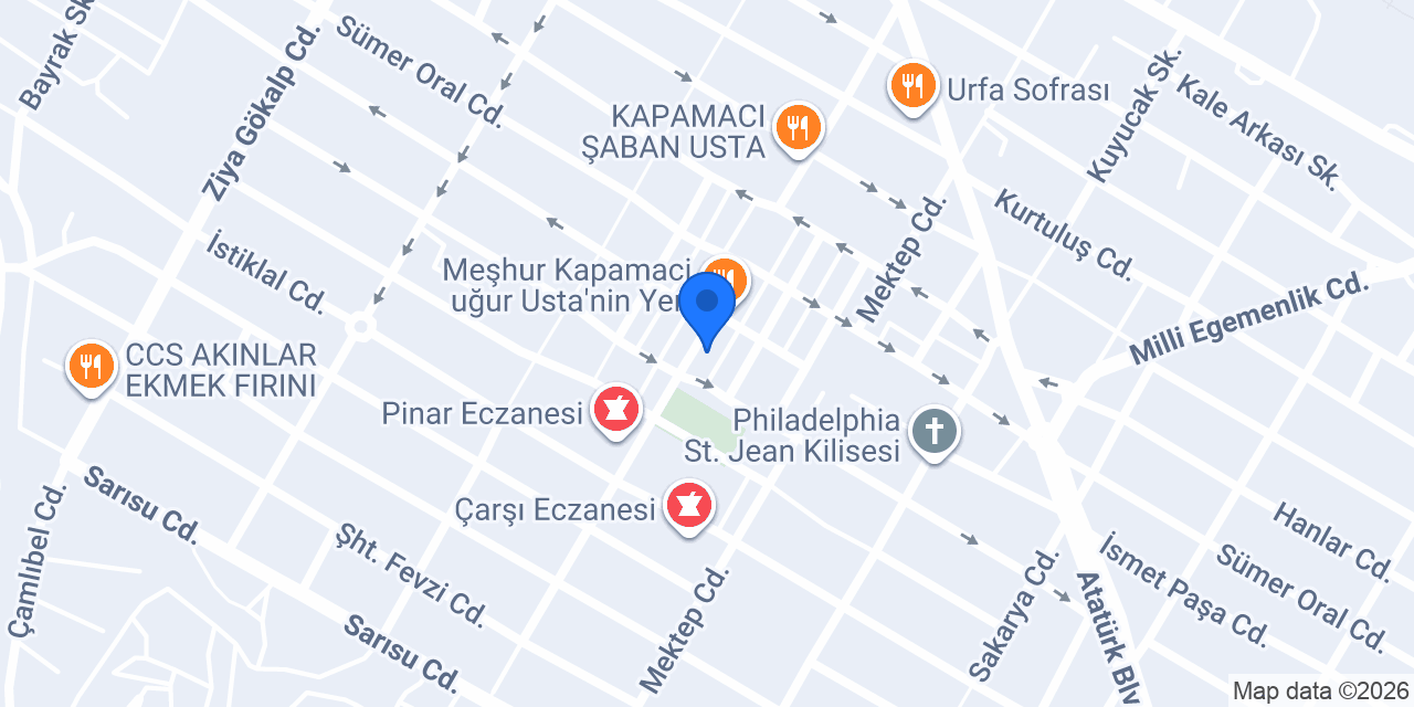 Tozan Kebap Salonu konumu