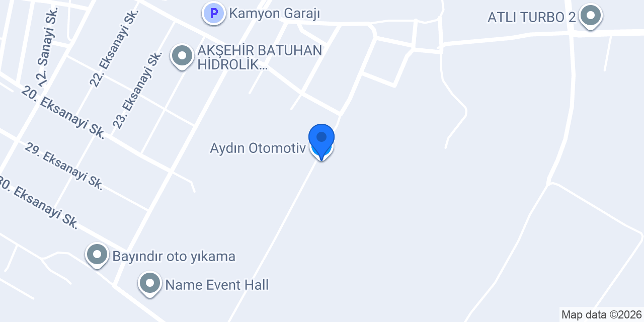 Aydın Otomotiv konumu