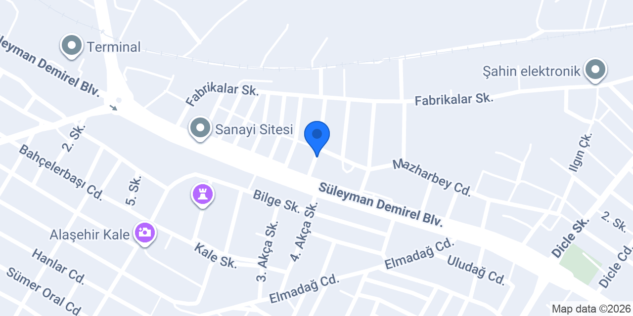 Yüksel Mobilya konumu