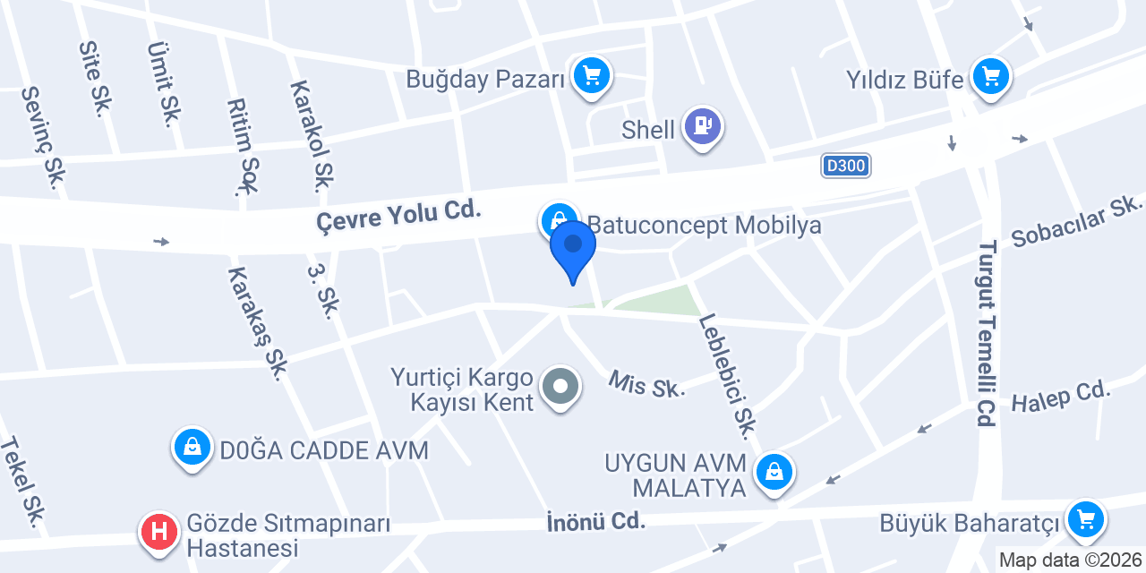 Şimal Klima - Malatya Mitsubishi Electric Klima konumu