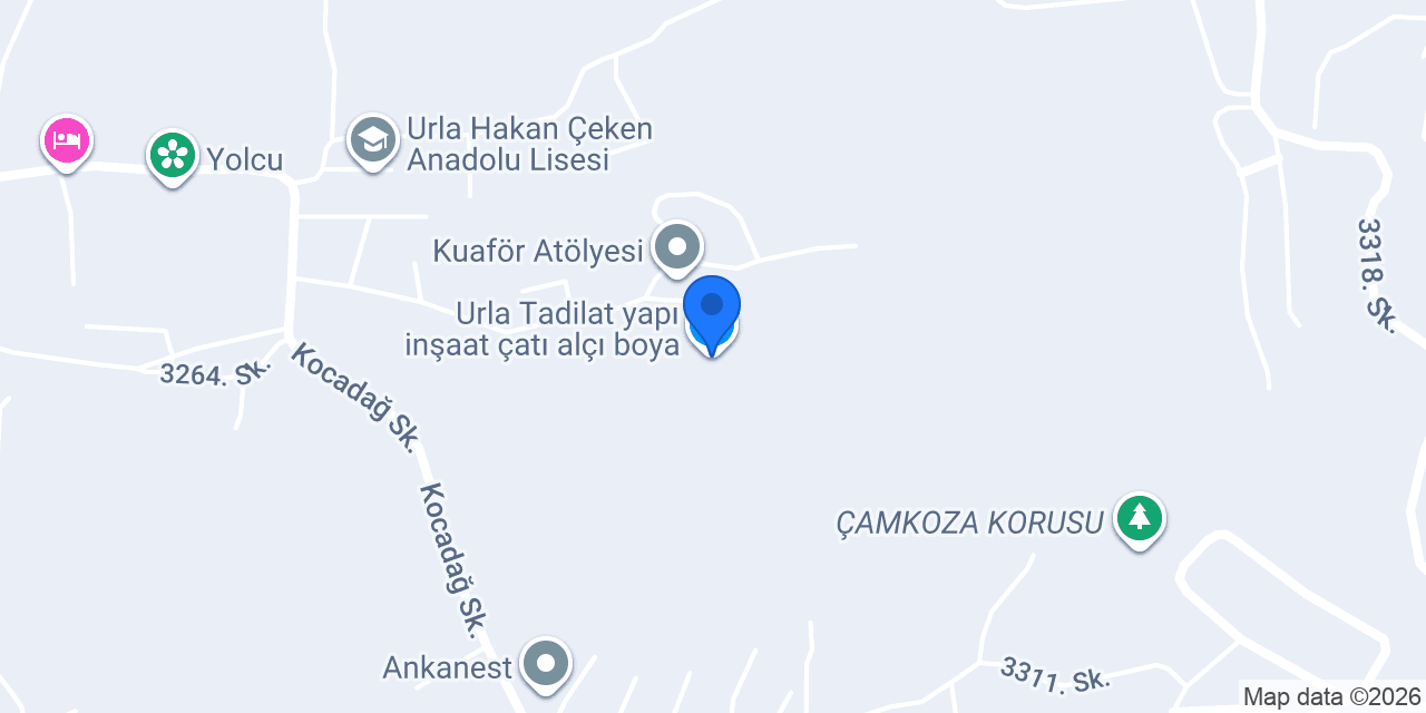 Urla Tadilat yapı inşaat çatı alçı boya konumu