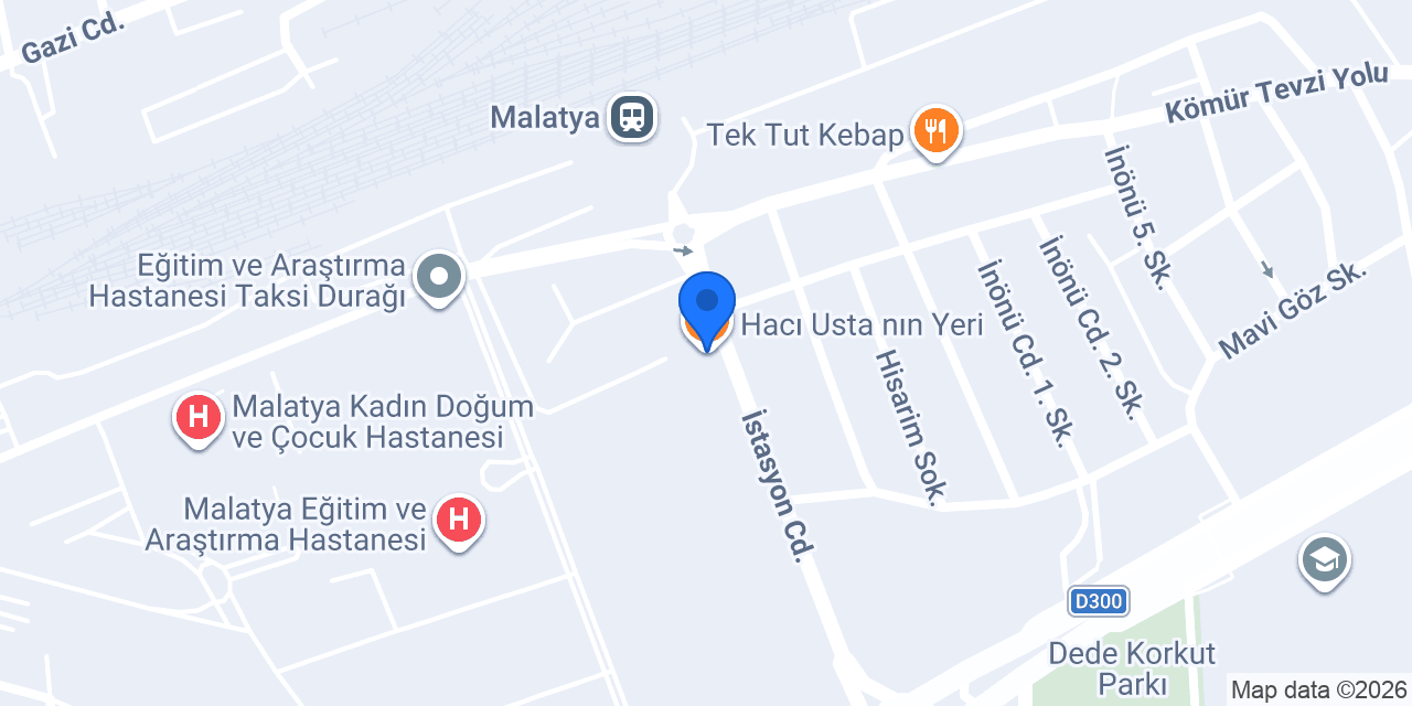 Hacı Usta nın Yeri konumu