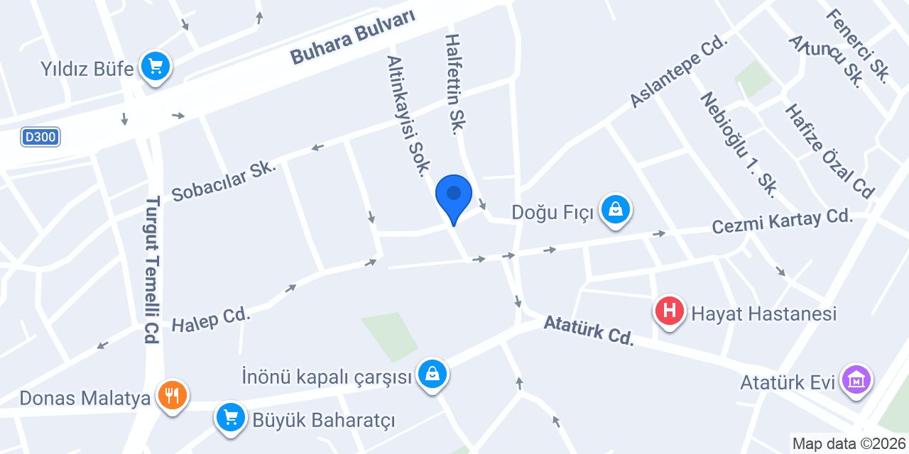 İnci kuaför konumu