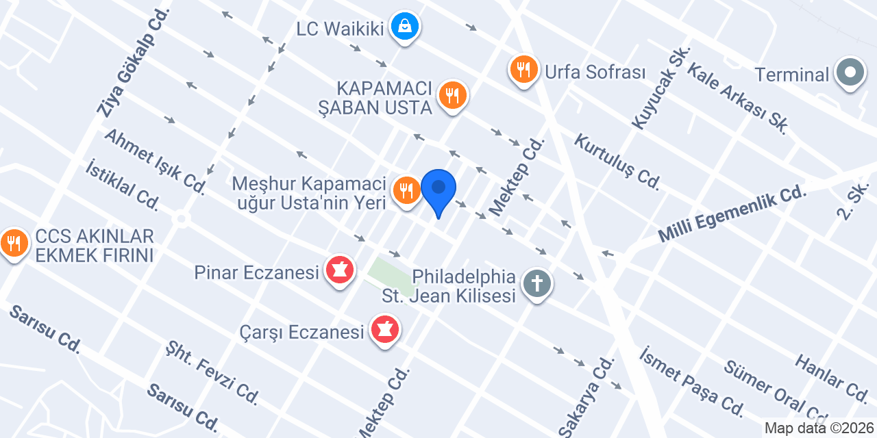 Uğur Kapama Salonu konumu
