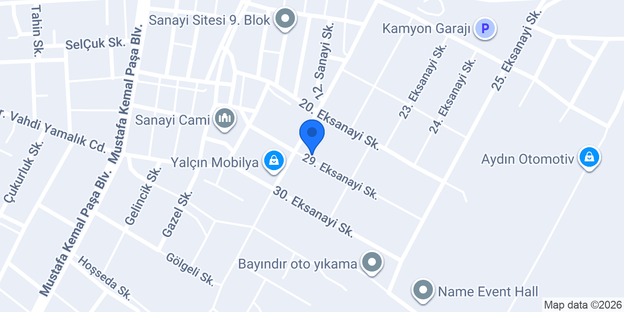 Has Mobilya Dekorasyon konumu