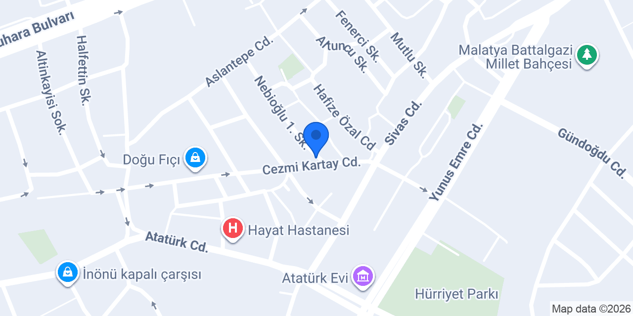 Dikkat İnternet Kafe konumu