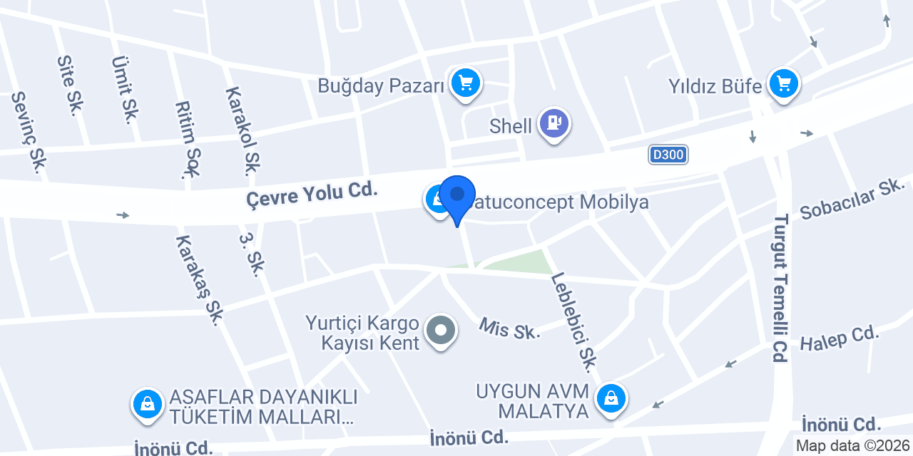 Malatya Ticaret Borsası konumu