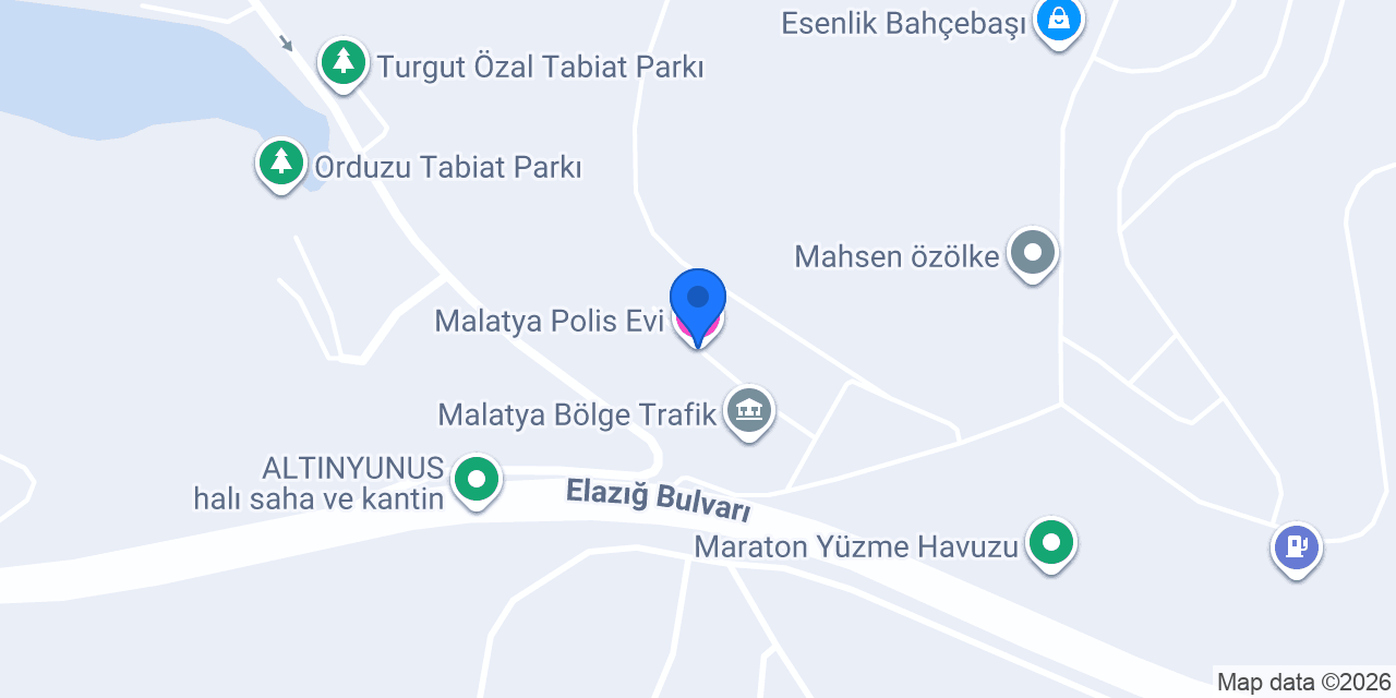 Malatya Polis Evi konumu