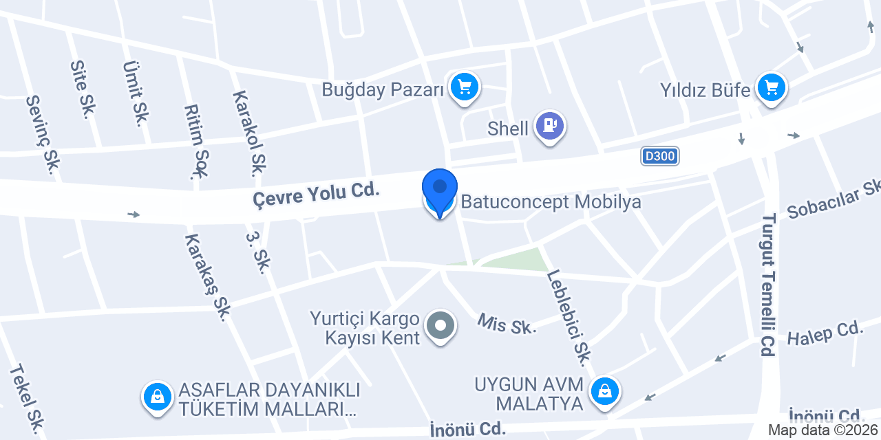 Batuconcept Mobilya konumu