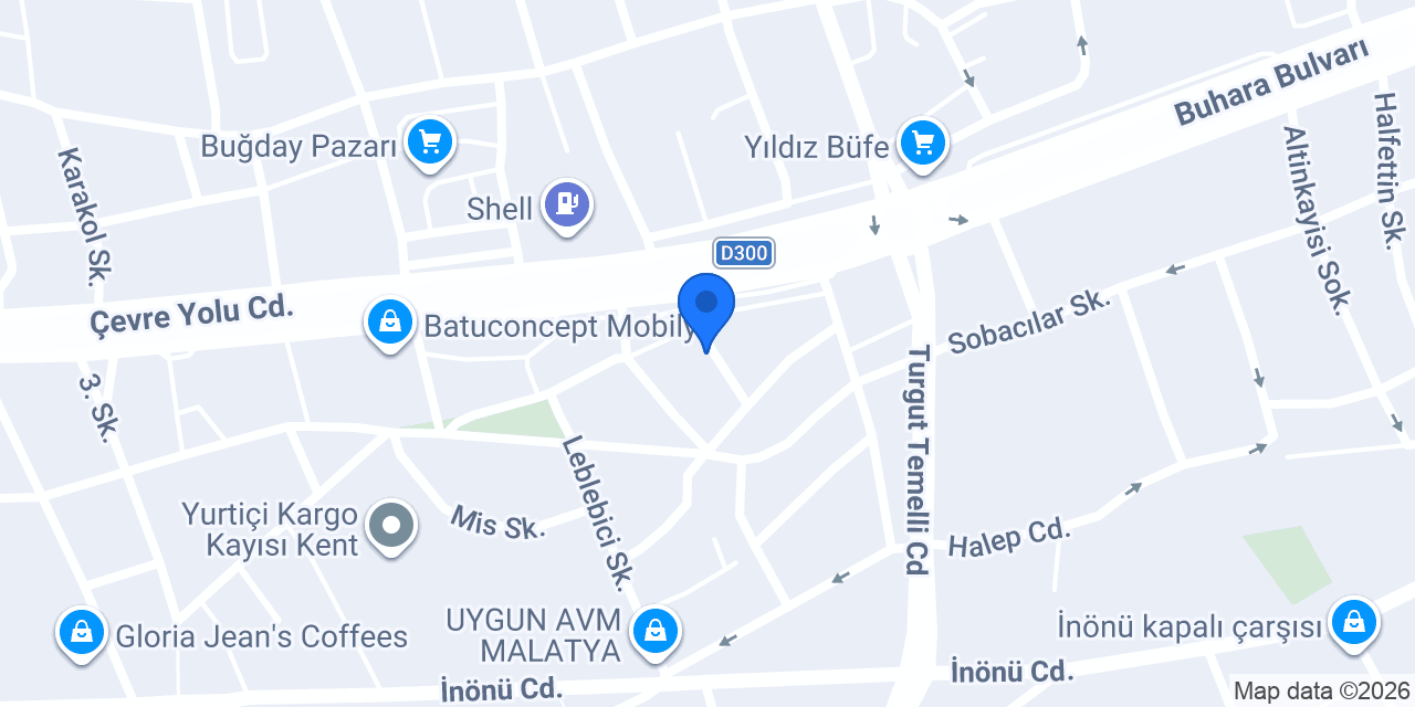 Gül Çelebi Avukatlık Bürosu konumu
