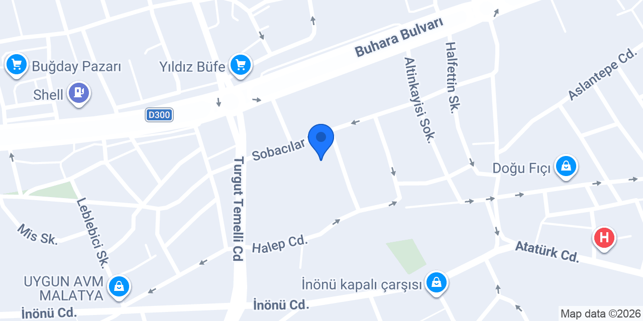 Burhan usta Malatya konumu