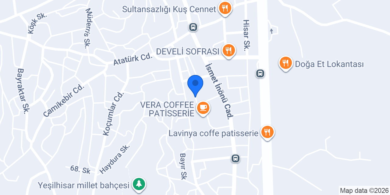 Elfina Cafe konumu