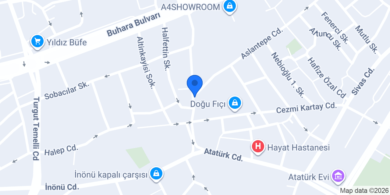 Mağaza Ofis konumu