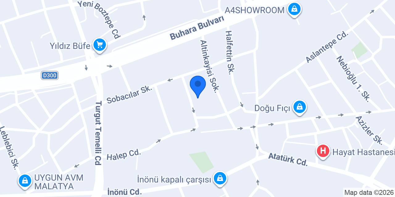 CepNet İletişim konumu
