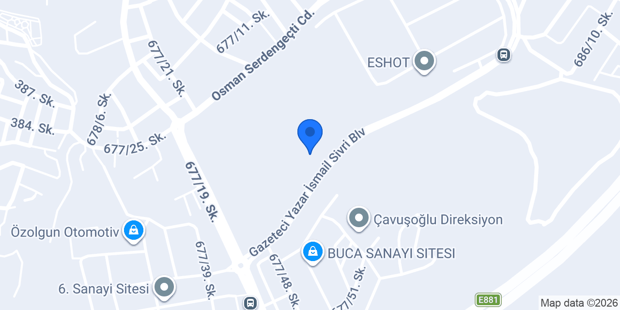 Fırat Otomotiv konumu