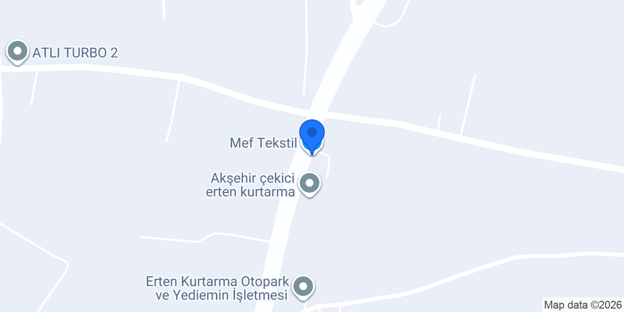Mef Tekstil konumu