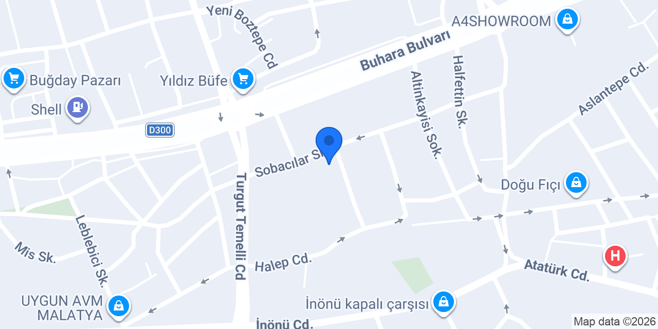 Malatya Kornişçi konumu