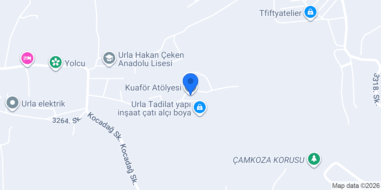 Kuaför Atölyesi konumu