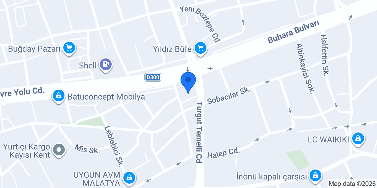 MG Hukuk Bürosu konumu