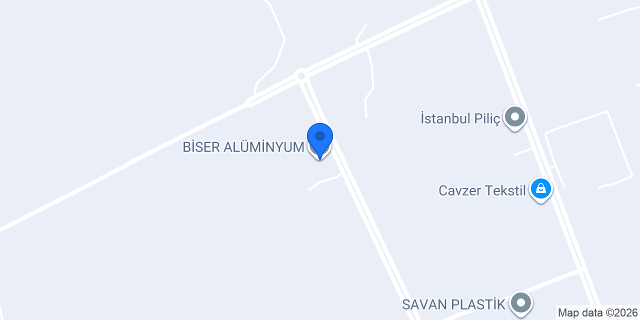 BİSER ALÜMİNYUM konumu
