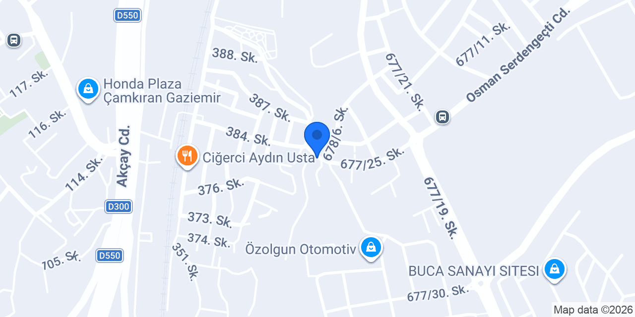 Kutlu Otomotiv konumu