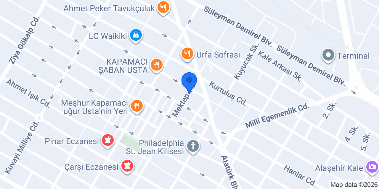 Adıgüzel Elektrik konumu