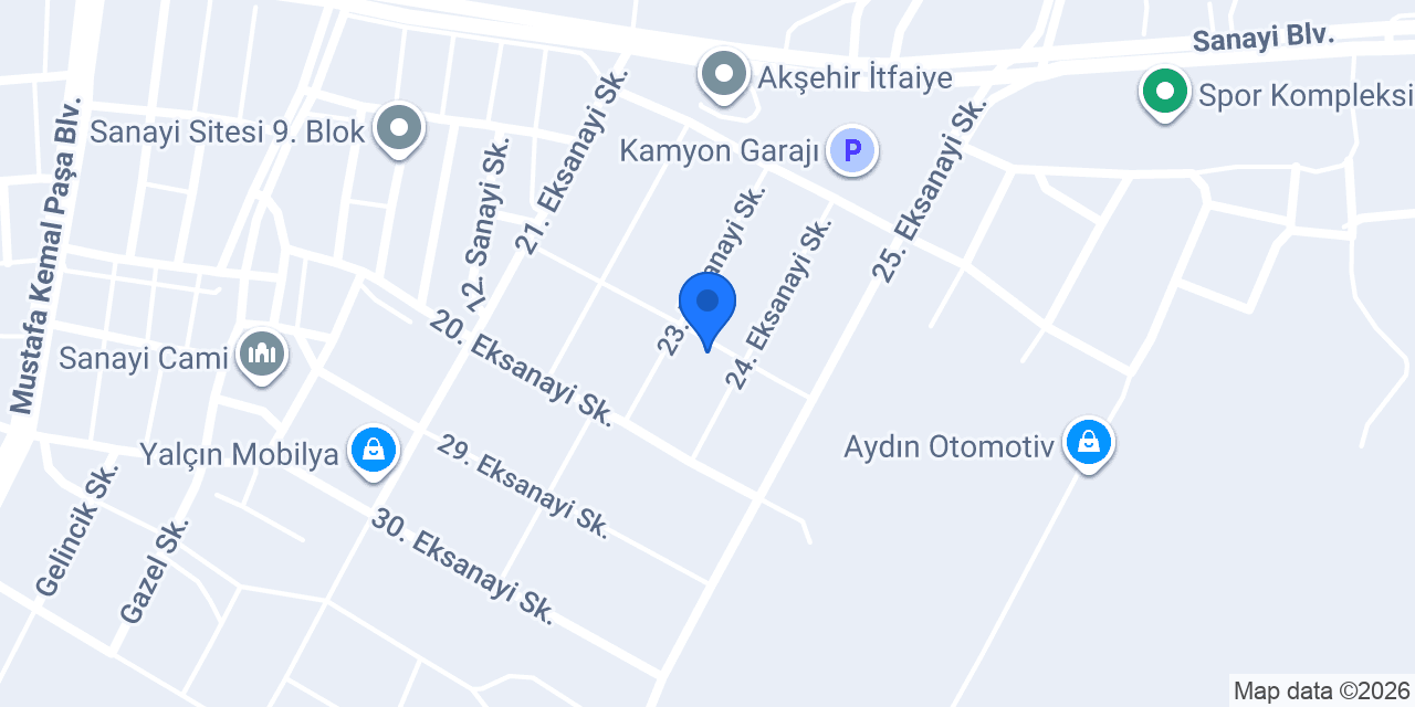 AKŞEHİR GÖKHAN OTO KURTARMA konumu