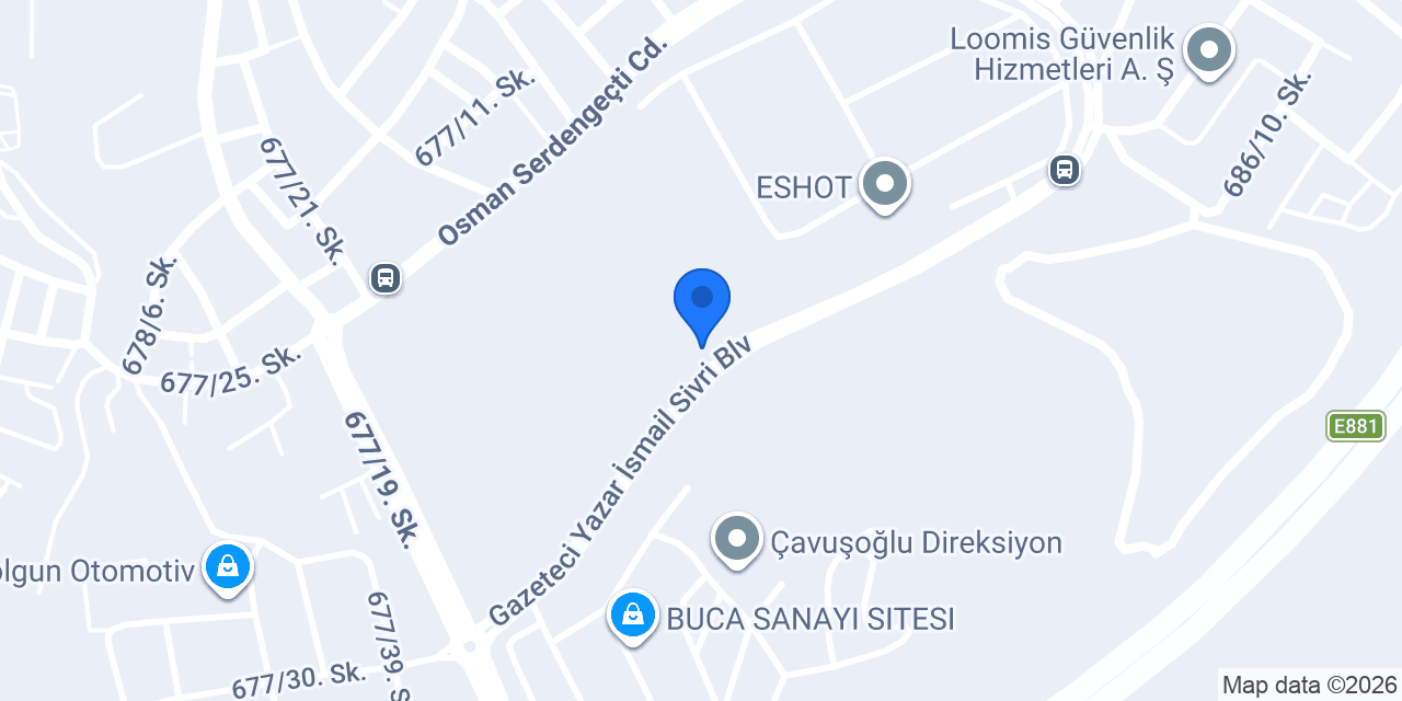 Bayram Otomotiv konumu