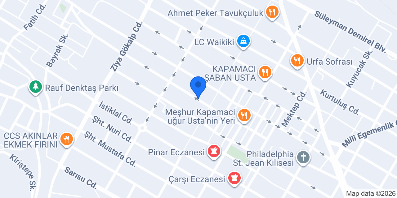 Efes Taksi konumu