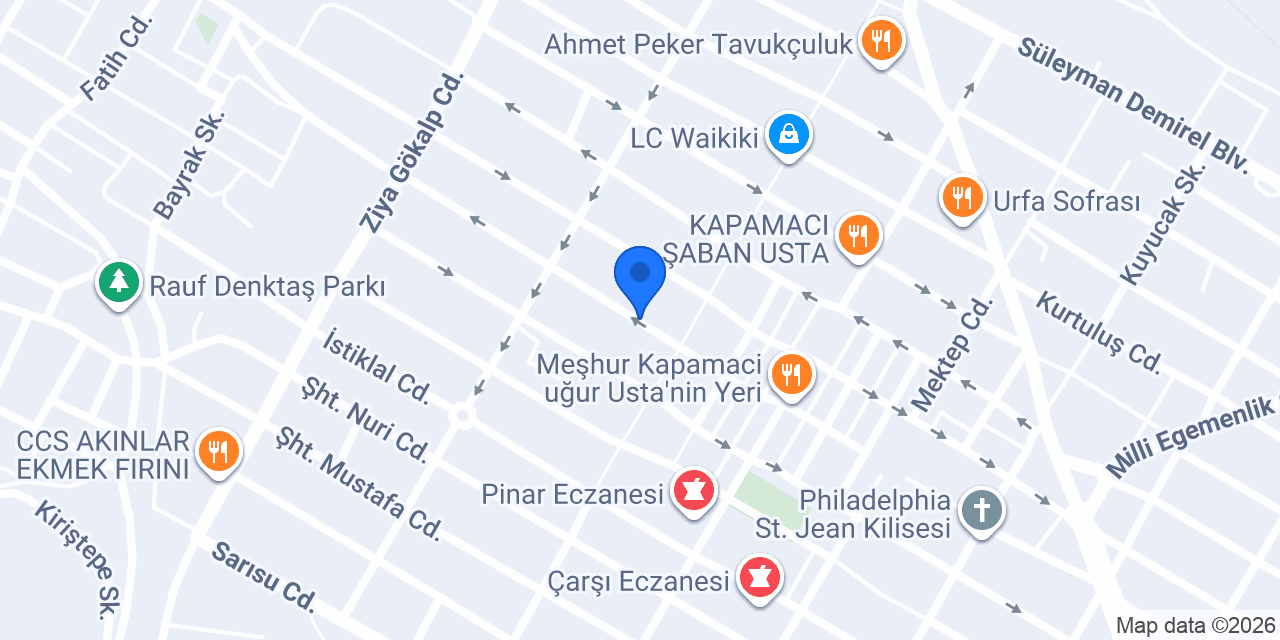 Enginar Lokantası konumu