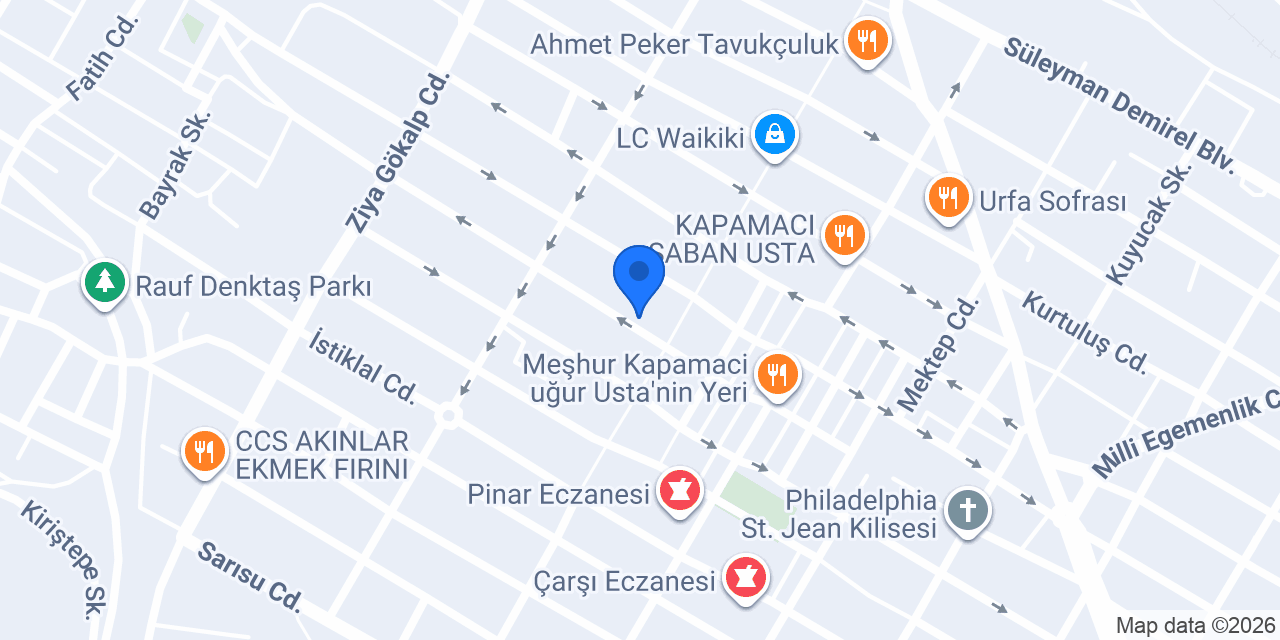Örnek Pide Salonu konumu