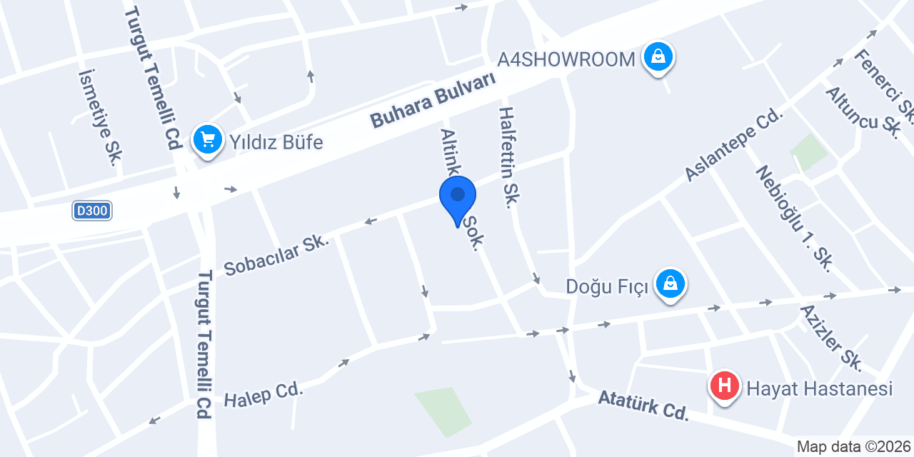 Ahşap Ürün ve Oyuncak konumu