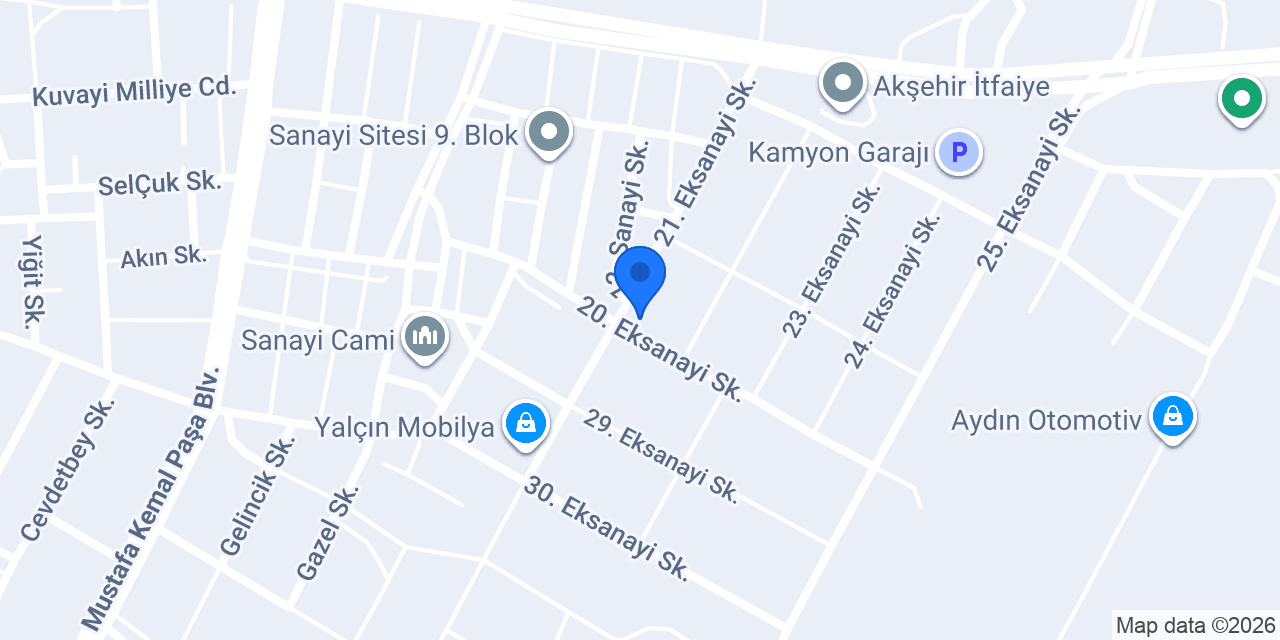 AKŞEHİR MESLEKİ EĞİTİM MERKEZİ konumu