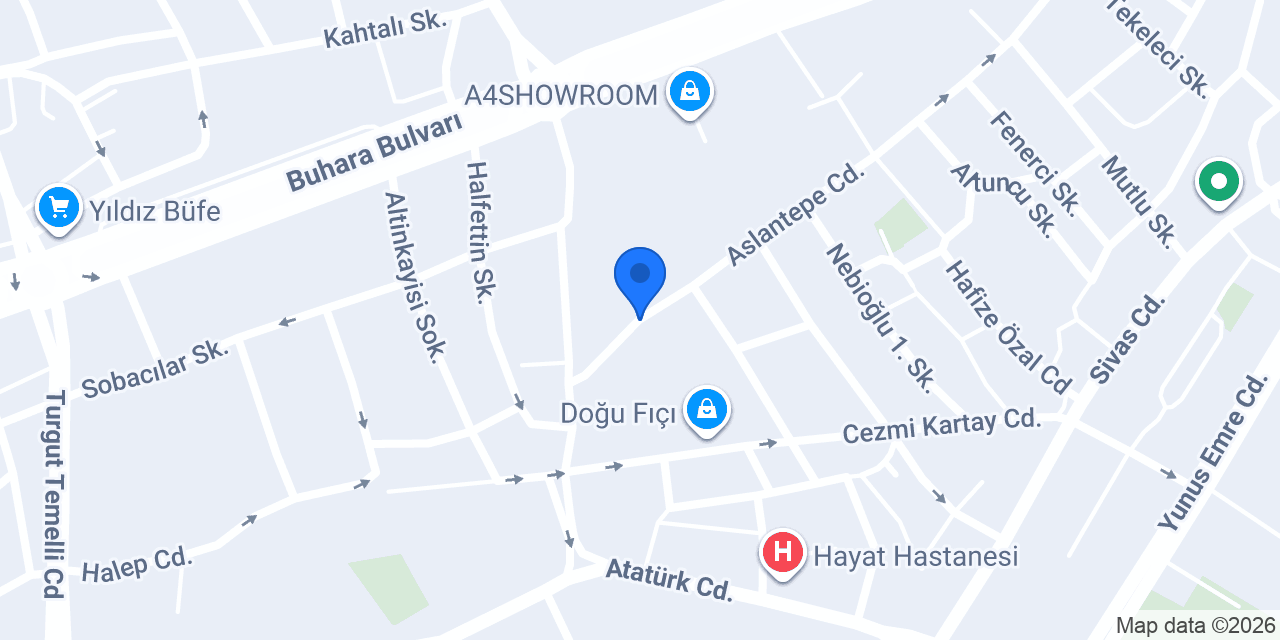 Gözde Veteriner Kliniği konumu