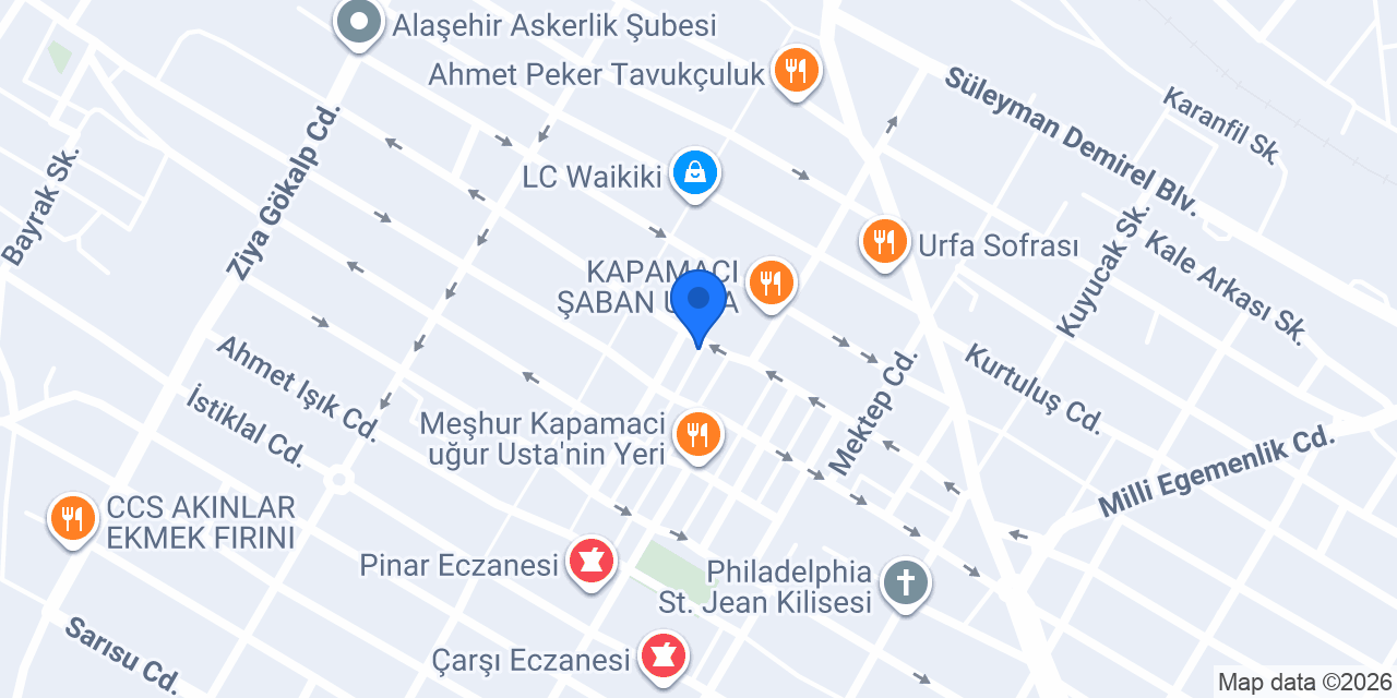Kapamacı SÜLEYMAN USTA konumu